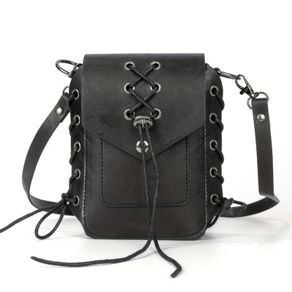 Handmade Vintage Crossbody Bag Woven with Hemp Rope, Portable Phone Bag, Key Bag Suitable for Daily Travel