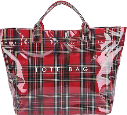 PVC Tote Bag for Women Large Plastic Tote Bag for Work Letter Print Hobo Bag Kraft Paper Work Handbags Purses Beach Vacation Tote Bag