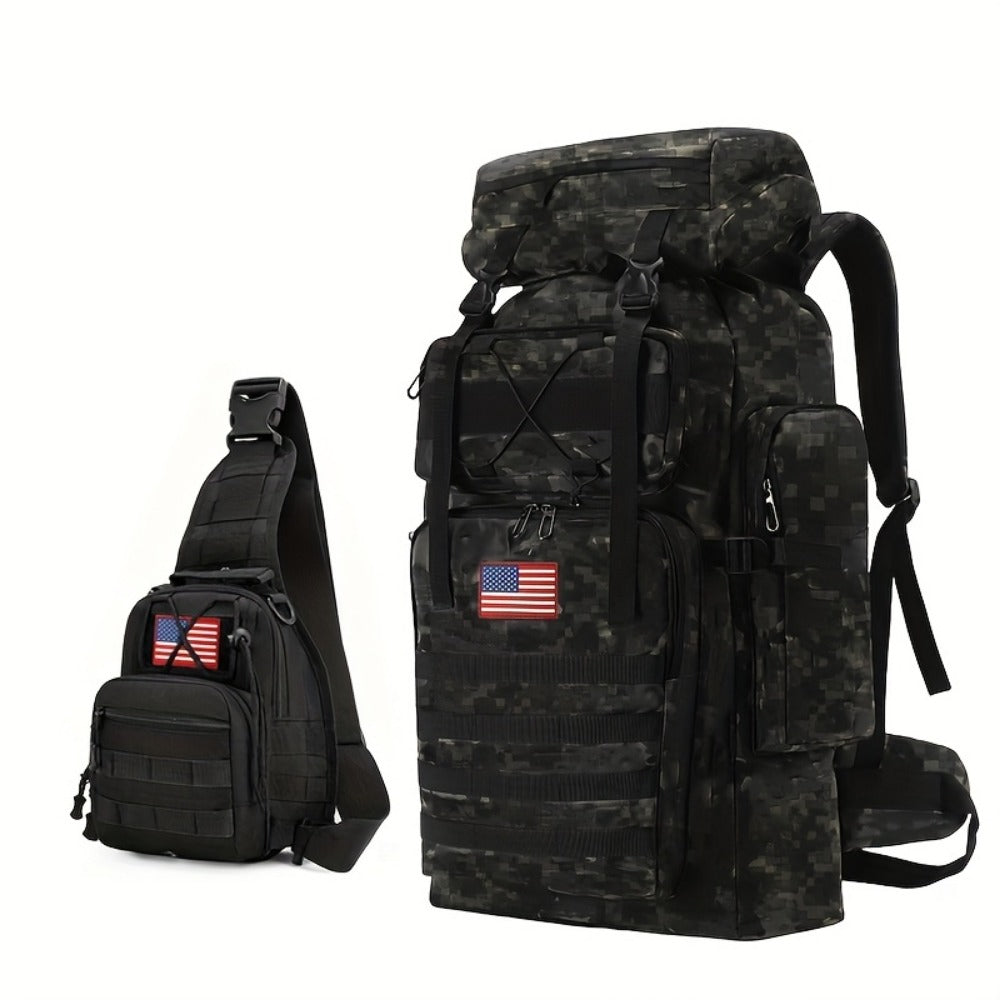 Travel Backpack – 80L, Large Capacity, Multi-Pocket | Bag Vero – detail view 17