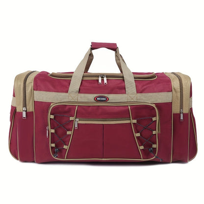 19.02gal Large Luggage Duffle Bag Foldable Lightweight Weekender Travel Bag Multi-Functional Carry Bag for Men Women