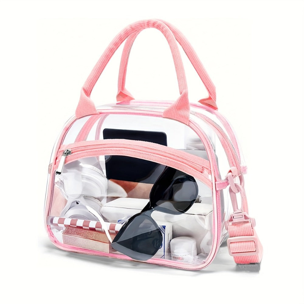 Tote Bag – Clear, Transparent, Adjustable Strap, for Travel & Work | Bag Vero – detail view 3