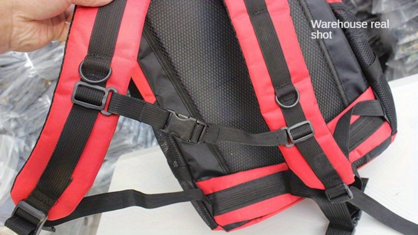 Large Capacity Oxford Cloth Hiking Backpack, Breathable and Hiking Bag, Suitable for Outdoor Sports and Long-distance Travel