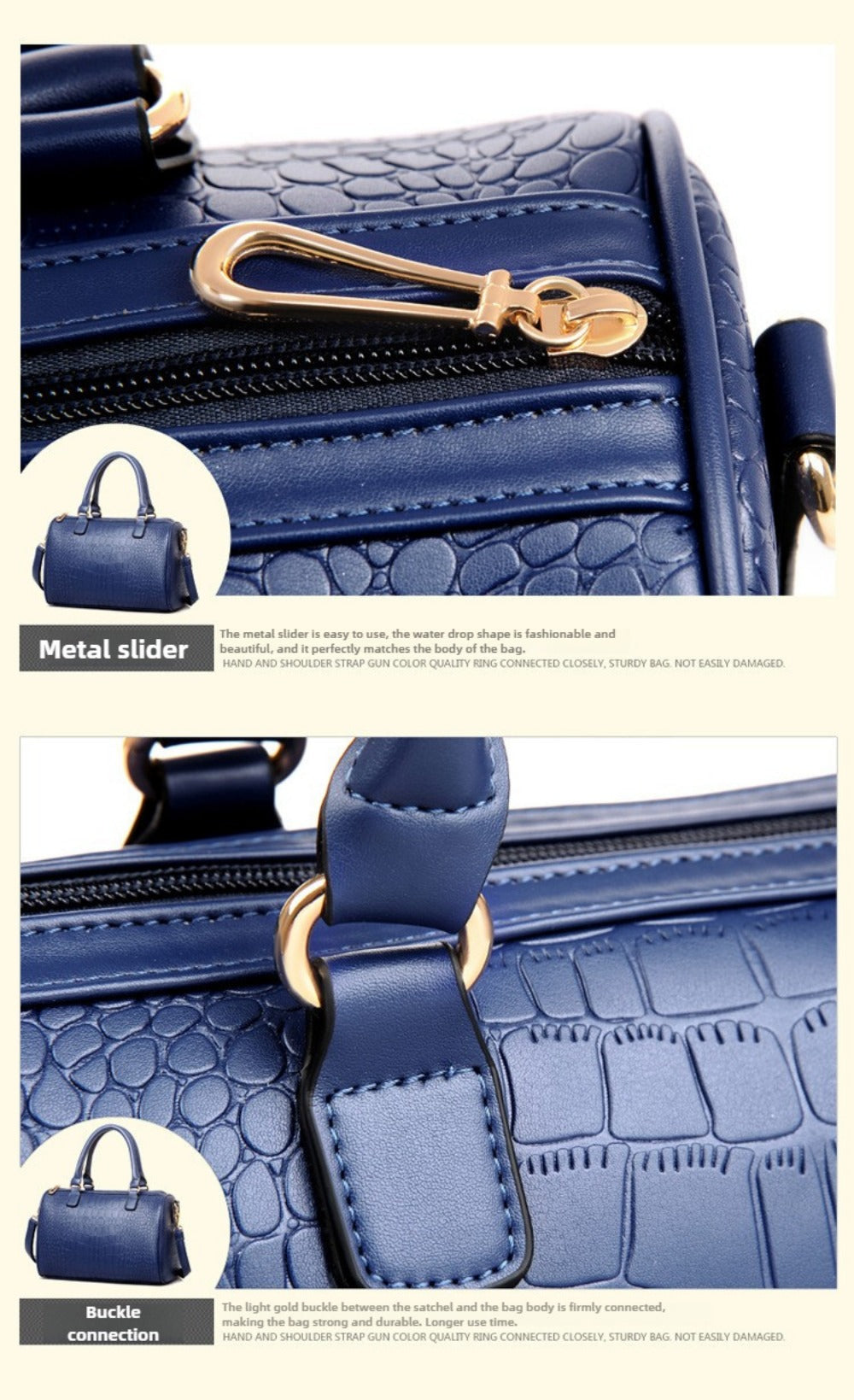Crossbody Bag for Women – 5-Piece, PU Leather, Large Capacity, Expandable | Bag Vero – detail view 16