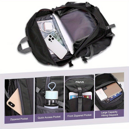 Experience The Convenience Of A Single Large Backpack for All Your Hiking Camping Mountaineering Work And Educational Requirements