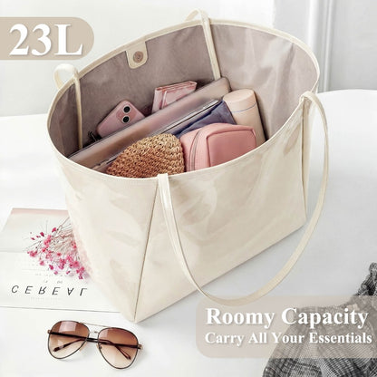 Tote Bag for Women – PVC, Large Capacity, for Travel & Work | Bag Vero – detail view 9