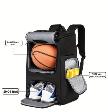 Travel Backpack – Large Capacity, Youth Basketball Shoe Compartment Multifunctional | Bag Vero – detail view 16