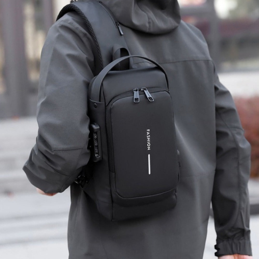 Sling Bag – Combination Lock, Large Capacity, Anti-Theft, for Travel & Work | Bag Vero – detail view 3