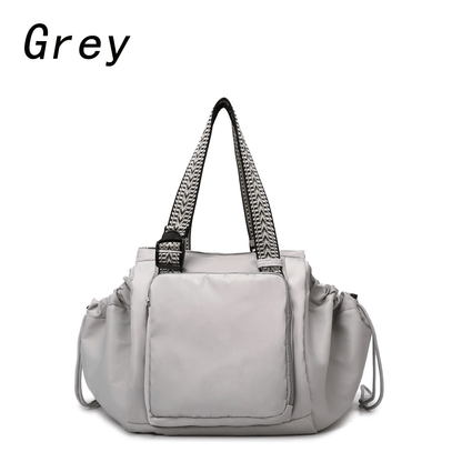 [Foldable Multi-Pocket Bag] Multi-Functional Large-Capacity Drawstring Fitness Bag, Multi-Functional Multi-Form Storage Bag, Suitable for Shopping And Commuting, Supermarket Shopping, Foldable And Expandable, Large-Capacity Multi-Pocket Travel Bag