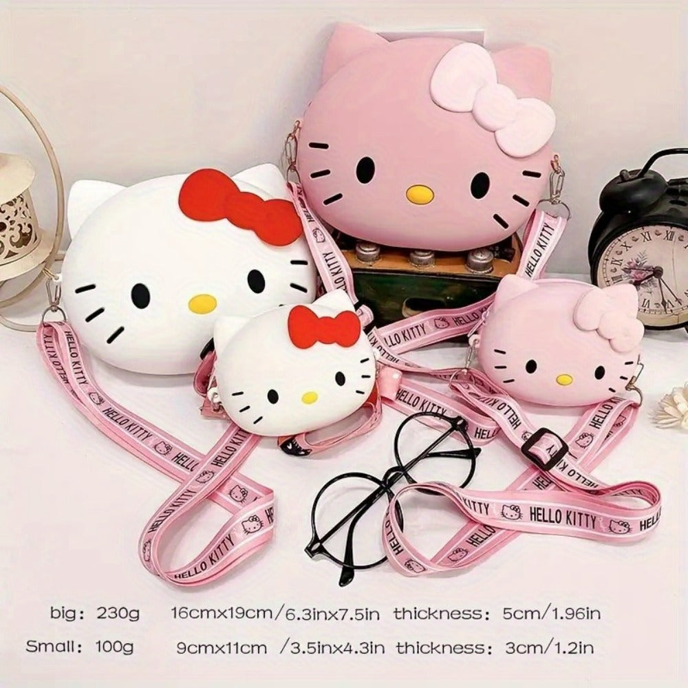 Women's Wallet – Adjustable Strap, Cute Kitty Anime Cat Coin | Bag Vero – detail view 4