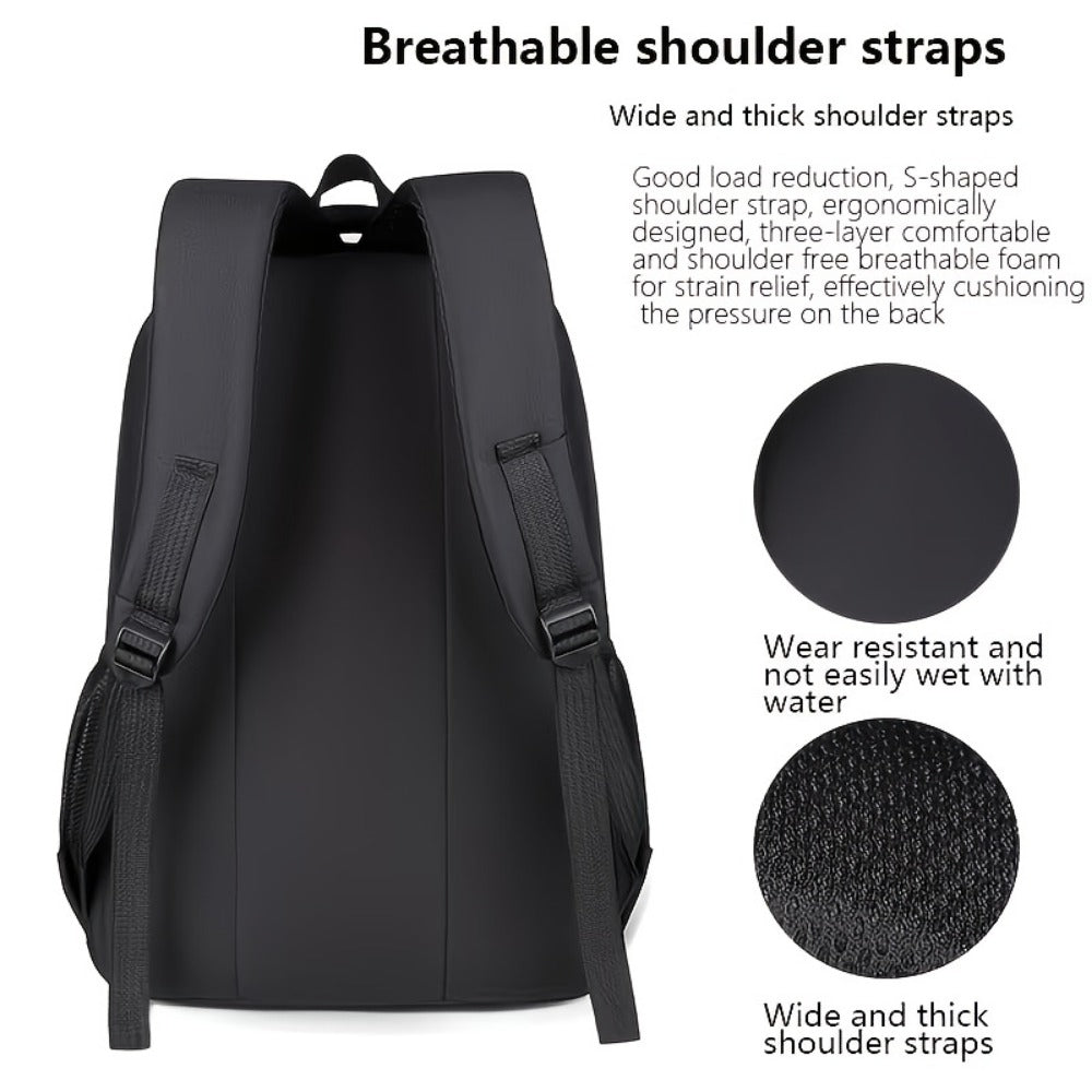 Laptop Backpack – 3-Piece, Large Capacity, for Travel & Work | Bag Vero – detail view 9