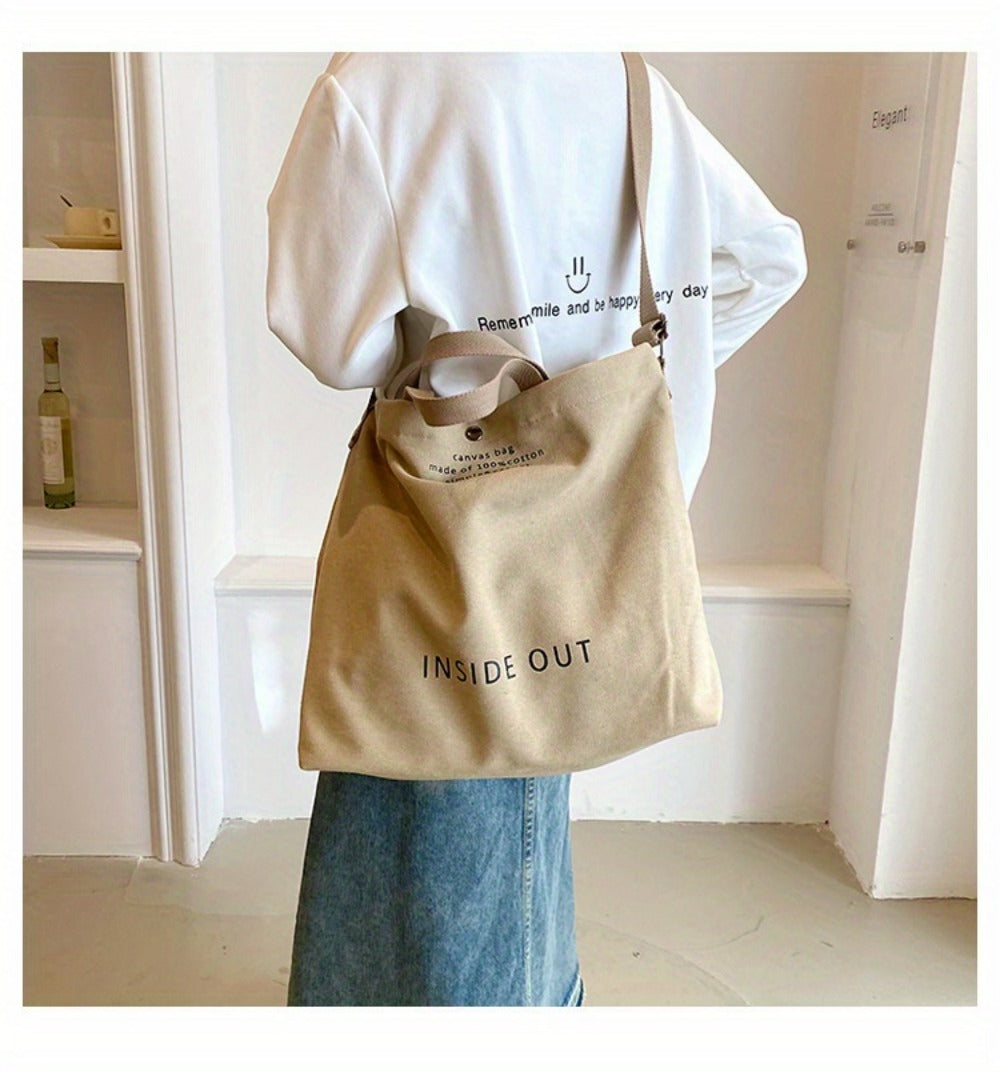 Crossbody Bag for Women – 5 Colors, Canvas, Large Capacity, for Travel & School | Bag Vero – detail view 27