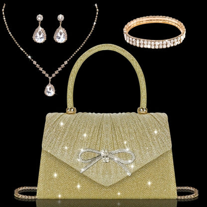 Women's Wallet – Sequin Clutch Rhinestone Jewelry Set | Bag Vero – detail view 15