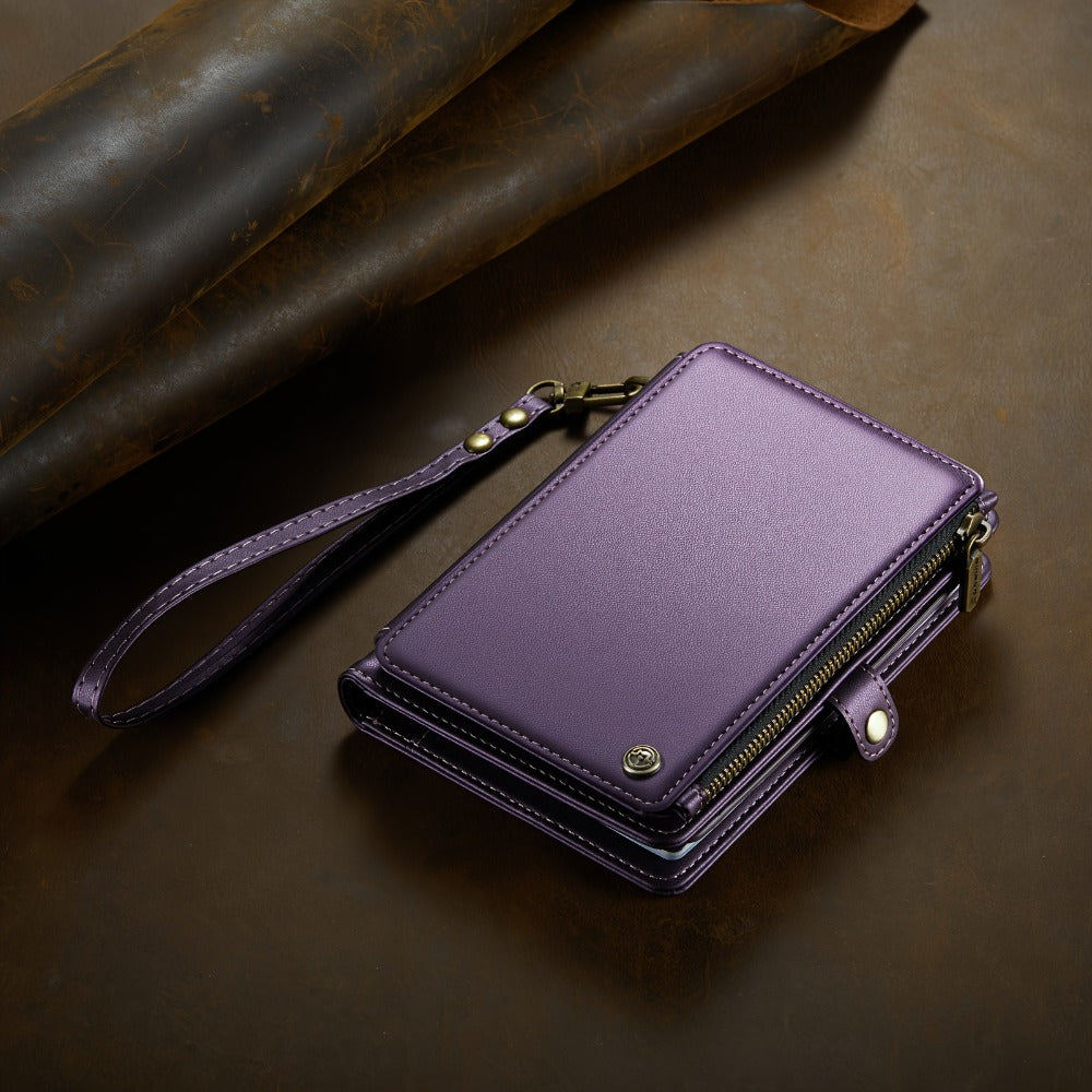 Passport Holder For Travel, Passport Case Wallet With Strap Wristlet And Zipper Wallet For Men Women