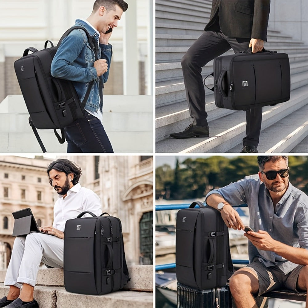 Laptop Backpack – 40L, 17 Inch, Expandable, for Travel | Bag Vero – detail view 7