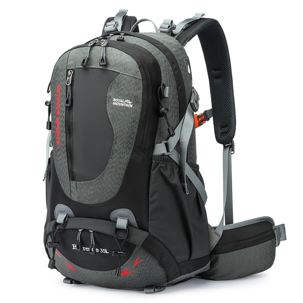 Hiking Backpack for Men Women, 9.25gal Lightweight Travel Camping Backpack Hiking Daypack for Cycling Running, Outdoor Backpack Large Capacity Travel Light Leisure Hiking Backpack Female Sports High Quality Travel Mountaineering Bag