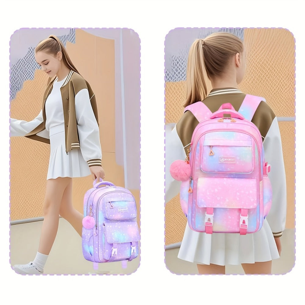 Laptop Backpack – 3-Piece, 15.6 Inch, Multi-Pocket, for School | Bag Vero – detail view 9