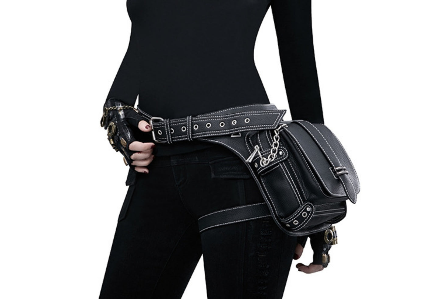 Waist Bag – Steampunk Vintage Waist Outdoor Phone | Bag Vero – detail view 16