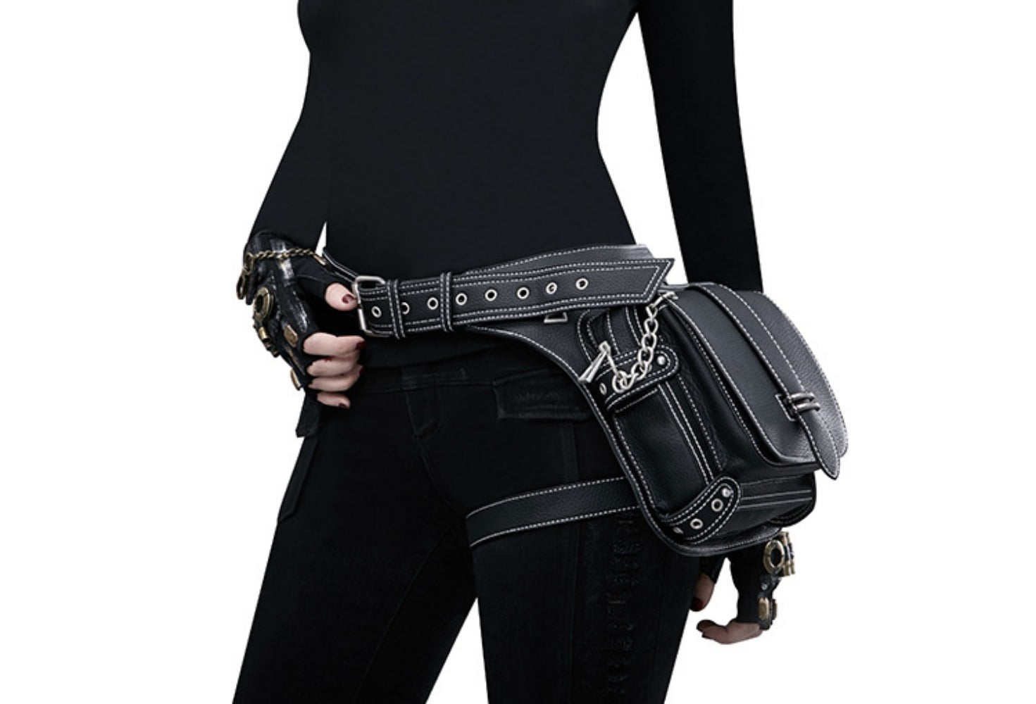 Waist Bag – Steampunk Vintage Waist Outdoor Phone | Bag Vero – detail view 16