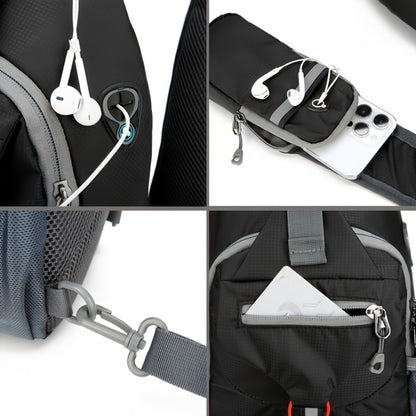 Sling Bag – Nylon, Large Capacity, Adjustable Strap, Multi Pocket | Bag Vero – detail view 19
