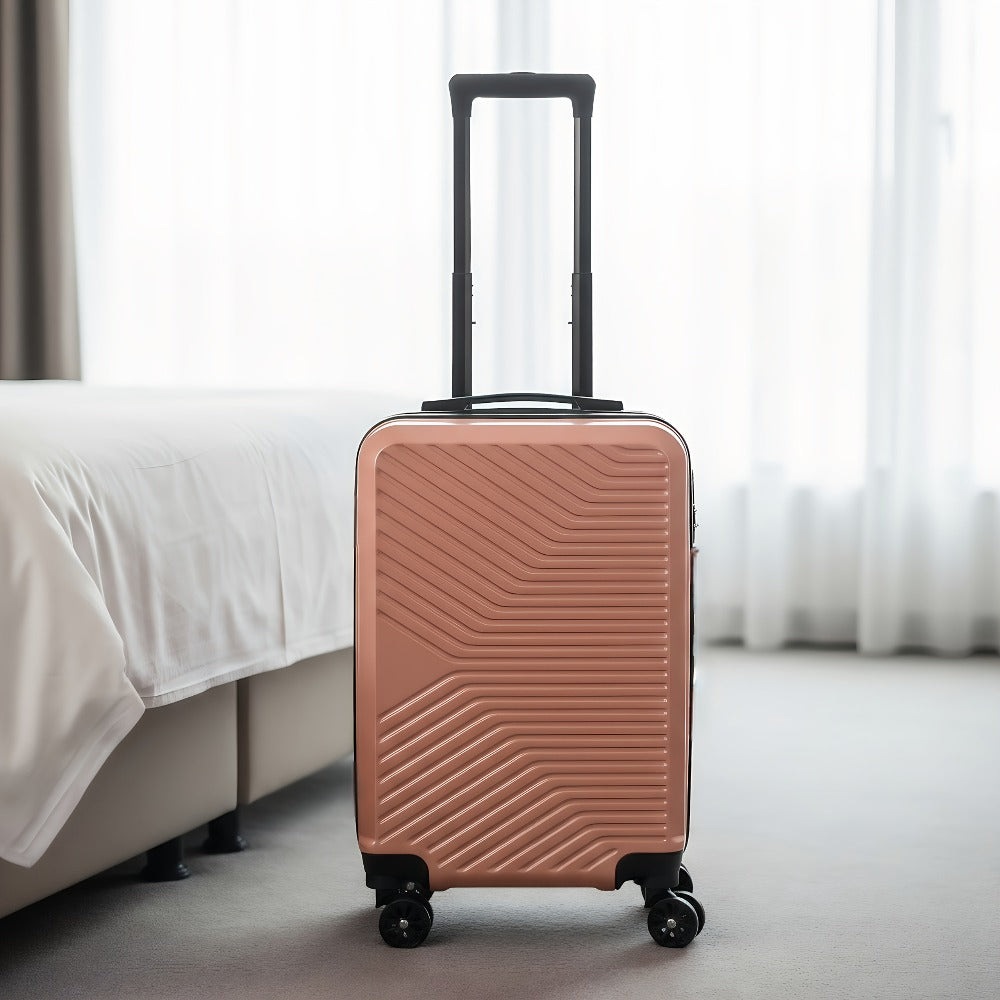 Trolley Suitcase, Travel Handbag, Makeup Bag, A Single 20in Suitcase, Men'S Luggage, Women'S Luggage, ABS Material Suitcase, Suitable For Business Travel, Personal Travel, Mixed Colors
