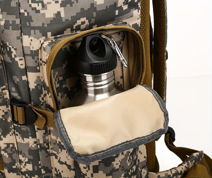 Set of 2pcs 21.13gal Spacious Multifunctional Camouflage Tactical Hiking Backpacks Featuring Various Compartments And a MOLLE System, Ideal for Outdoor Adventures, Camping, Trekking