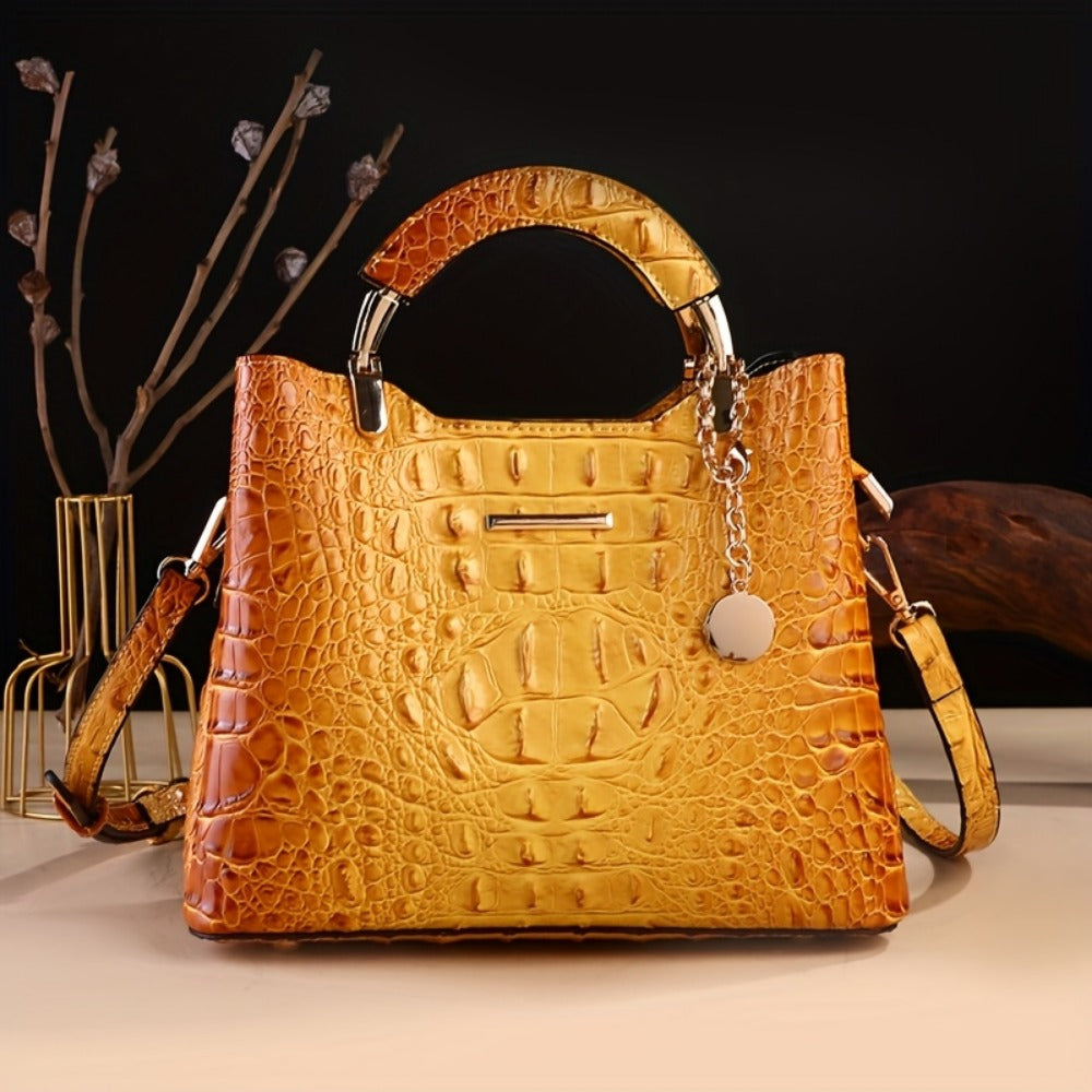 Crossbody Bag for Women – Crocodile Print Luxury Vintage Removable | Bag Vero – detail view 10