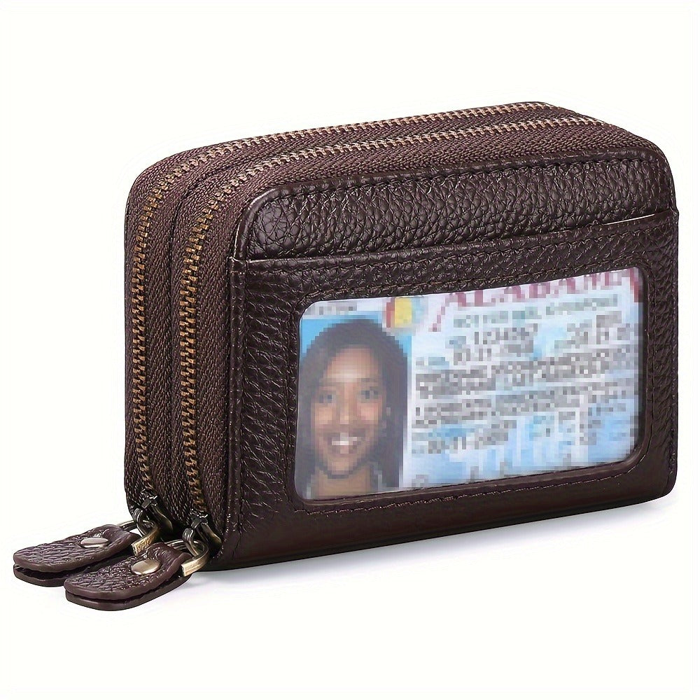 1pc, Women'S Wallet, RFID Blocking Purse, Classic Style 12-Card Slots, Coin Pockets & Cash Compartments, Elegant Gift