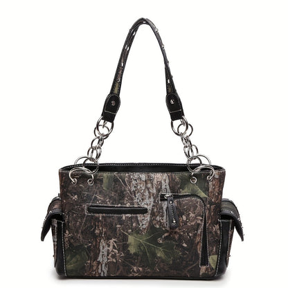Women's Wallet – Western Studded Concealed Carry Camouflage | Bag Vero – detail view 2