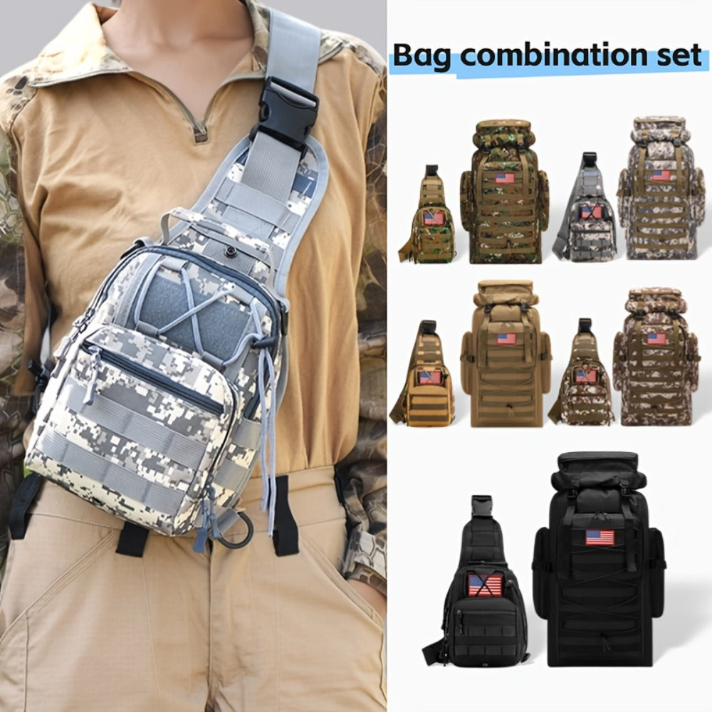 Men's Women's Hiking Backpack for Camping Backpack Rucksack Days Assault Pack for Climbing