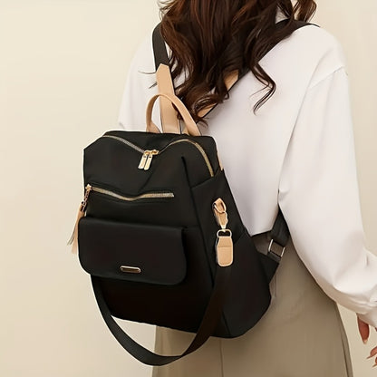 Stylish Teenager'S Anti-Theft Backpack: Handheld/Backpack Carry Options, Suitable for Casual Outings & Campus Use, Practical & Versatile - A Top Choice for Holiday Gifts, for Teenager, For Teenager