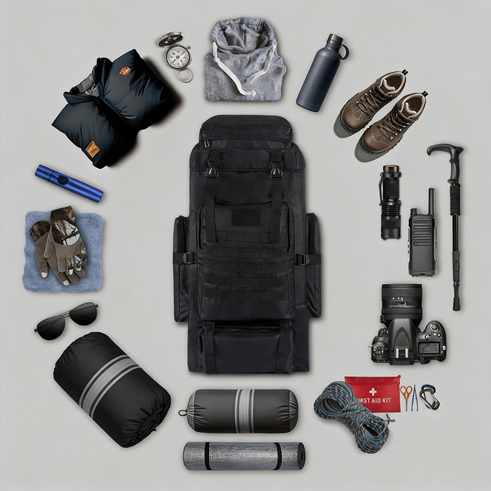 1pc 18.49gal Men's and Women's Hiking Backpack Travel Backpack Leisure Backpack Mountaineering Hiking Travel School Airport Daily Carrying