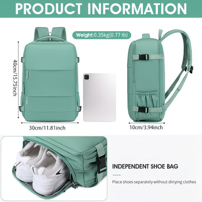 Backpack for Women – 5-Piece, Large Capacity, Expandable, for Travel | Bag Vero – detail view 8