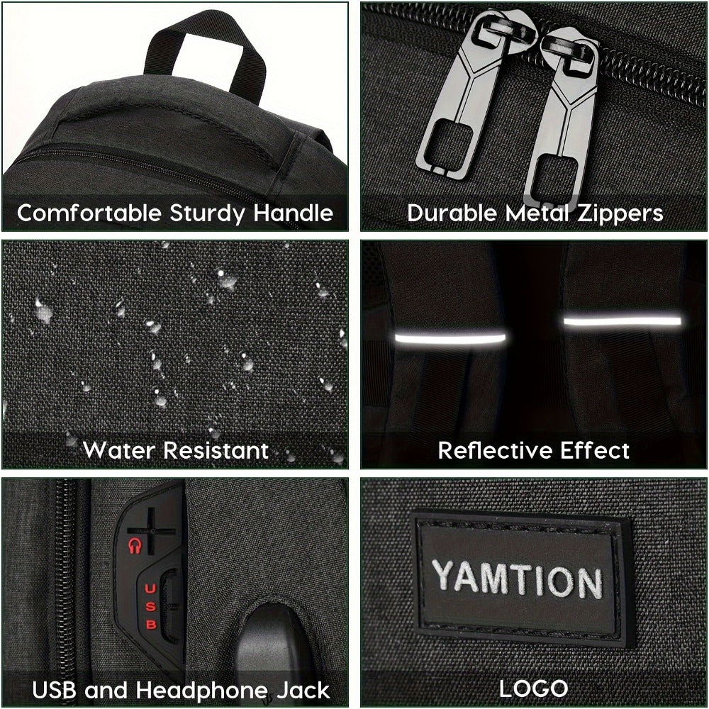 Laptop Backpack – USB Charging, for Travel & Work | Bag Vero – detail view 3