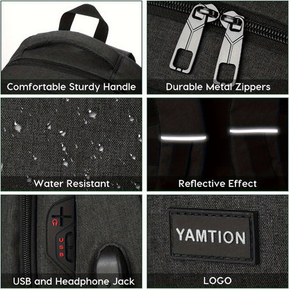 Laptop Backpack – USB Charging, for Travel & Work | Bag Vero – detail view 3