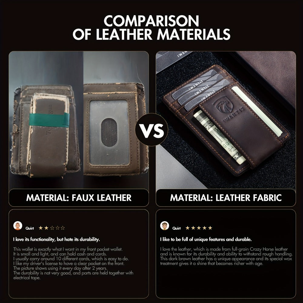 Men's Wallet – Genuine Leather, RFID Blocking | Bag Vero – detail view 11
