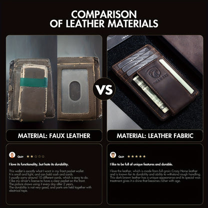 Men's Wallet – Genuine Leather, RFID Blocking | Bag Vero – detail view 11