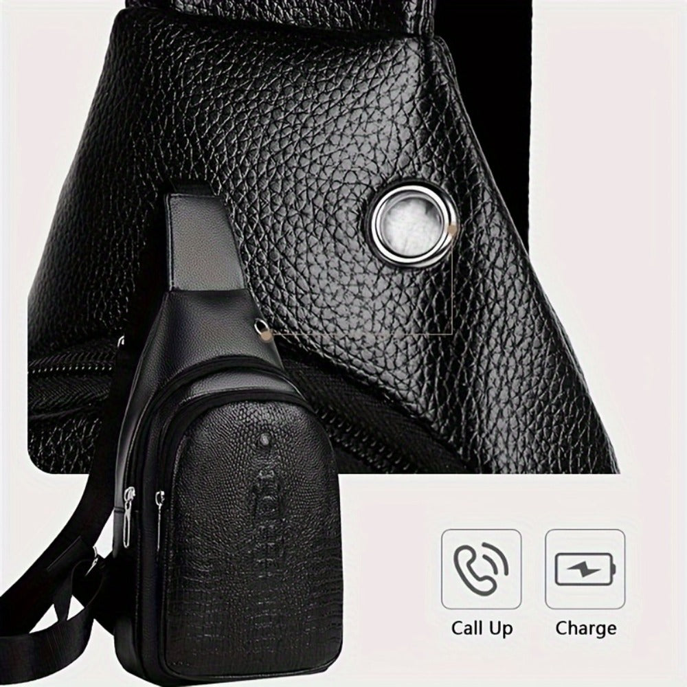 Sling Bag - Stylish High Quality Sling Bag - Durable & Multi-Functional, Crossbody Chest Pack for Casual Everyday Use - Men - Style! Strength! Simplicity! Yours!
