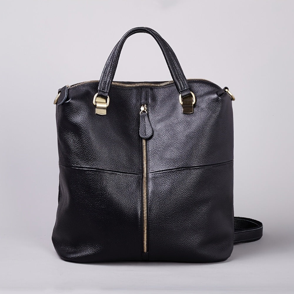 Laptop Backpack – Genuine Leather, for Travel & Work | Bag Vero – detail view 4