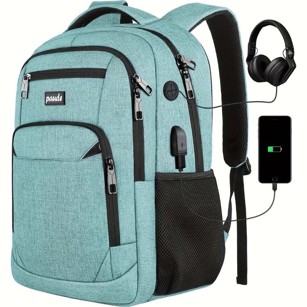 Backpack for Men and Women, School Backpack for Teens, 15.6 inch Laptop Backpack with USB Charging port for Business College Travel