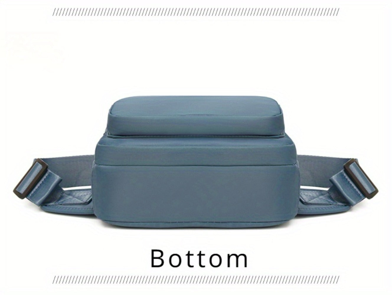 Women'S Fashion Waist Pack Solid Color Small Zipper Waist Pack Casual Style Suitable for Travel and Outdoor Activities Adjustable Shoulder Strap