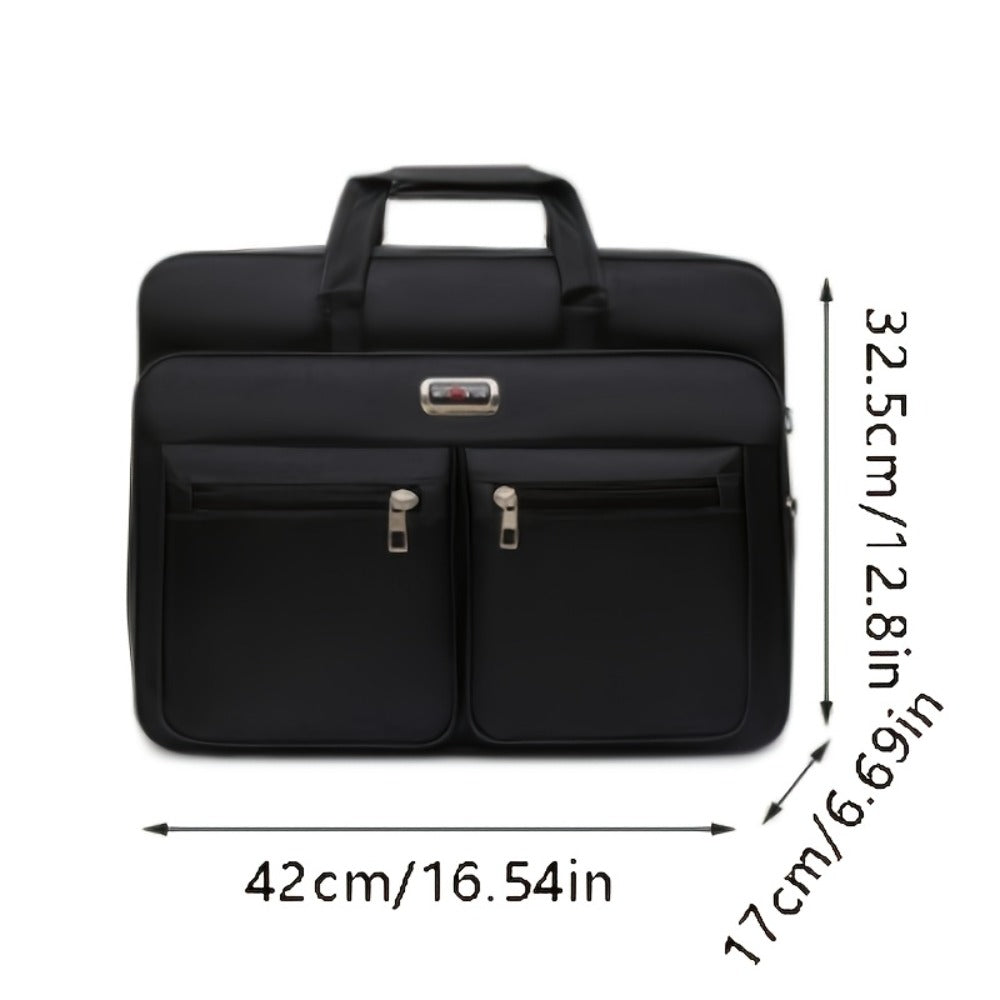15.6-inch Laptop Computer Bag, Business Briefcase Suitable for Both Men And Women, with Shoulder Strap And Messenger-style Single-shoulder Bag, Durable Office Bag, Laptop/computer Carry-on Bag
