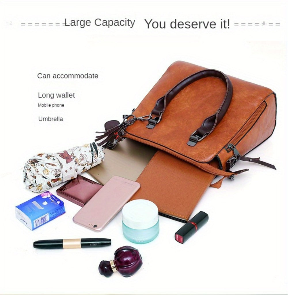Shoulder Bag for Women – 4-Piece, Large Capacity, Adjustable Strap, for Everyday Use | Bag Vero – detail view 25