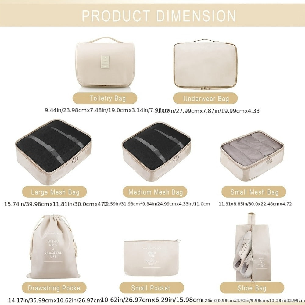 Travel Organizer Bag – 9 Piece, for Travel | Bag Vero – detail view 10