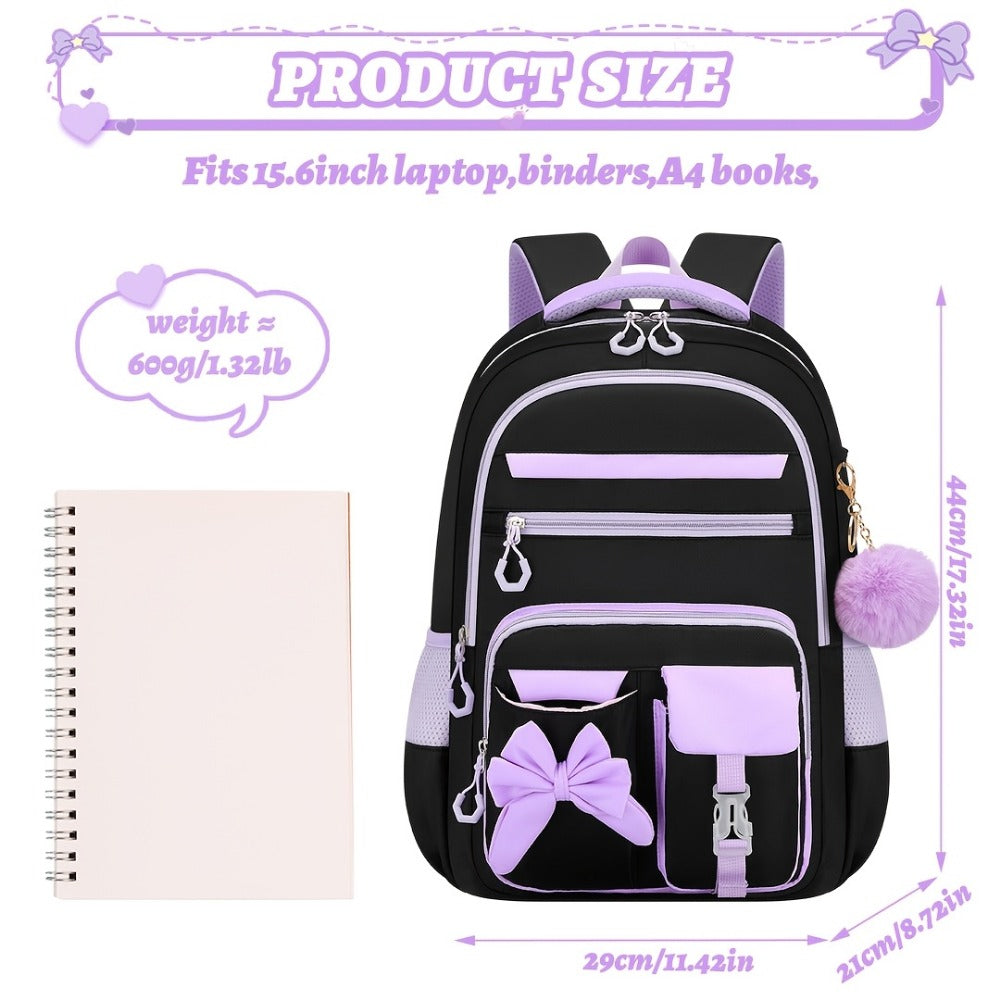 Laptop Backpack – 15.6 Inch, Trolley Sleeve, for Travel & School | Bag Vero – detail view 8