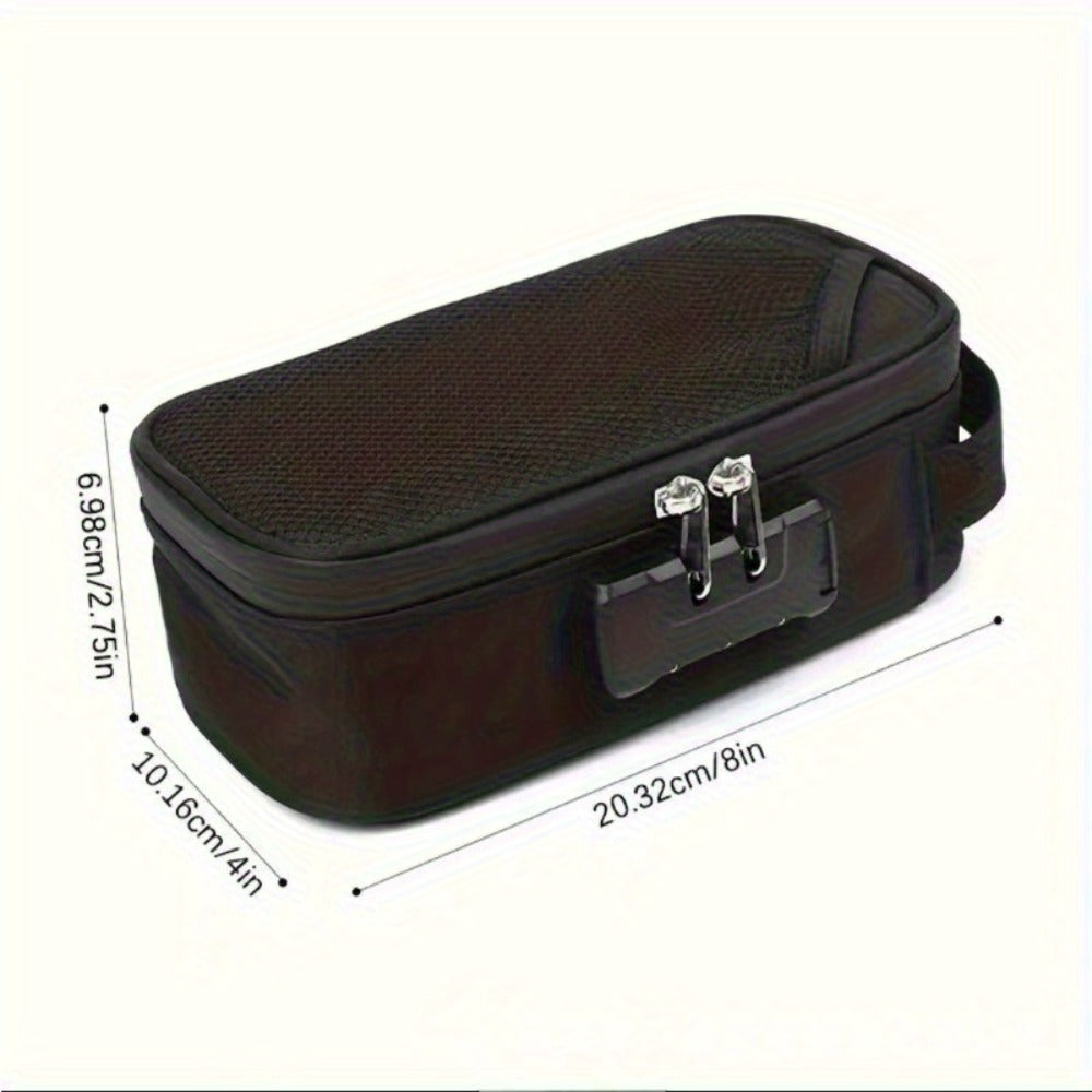 Odorless Storage Bags with Combination Locks, Secure Document Organizer, Medicine Safe, Travel Bags, Ideal for Privacy Security, Great Gift for Friends and Family