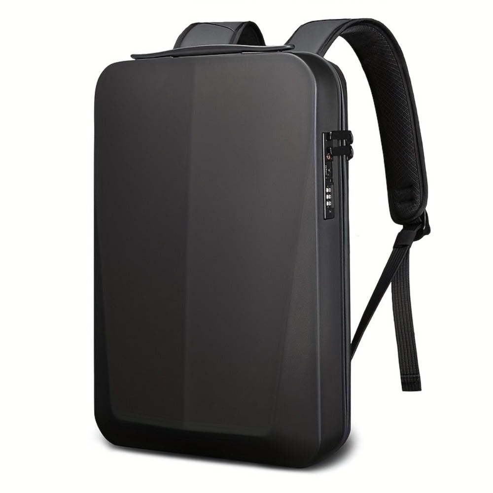 Resilvery New Ultra-Thin Men'S Business Backpack Hard Shell Backpack Laptop E-Sports Business Anti-Theft Computer Bag Hardcore Backpack