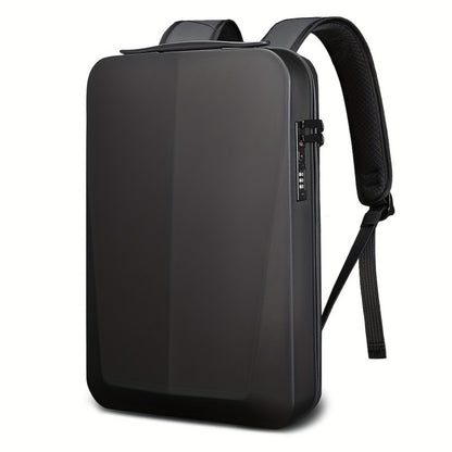 Resilvery New Ultra-Thin Men'S Business Backpack Hard Shell Backpack Laptop E-Sports Business Anti-Theft Computer Bag Hardcore Backpack
