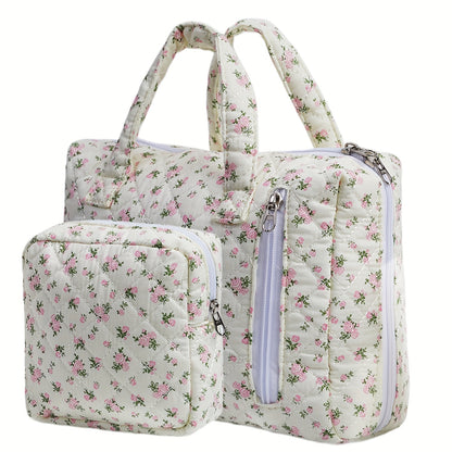 Travel Makeup Bag – 2-Piece, Quilted, for Everyday Use | Bag Vero – detail view 12