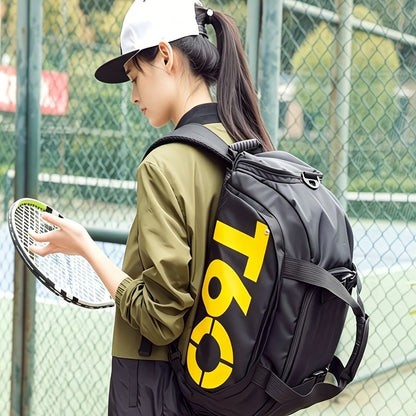 Women's Lightweight Large-Capacity Sports Travel Gym Bag, Durable Nylon Hand-Carry Gym and Business Luggage, Multi-Compartment Design, for Weekend Short Trips, a Combination of a T60 Gym Bag and Crossbody Bag, Local Warehouse