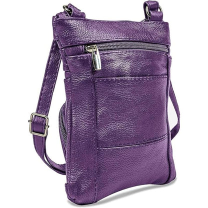 Women's Wallet – Genuine Leather, Multi Pocket, Adjustable Strap | Bag Vero – detail view 44